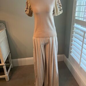 Current Air Beige lightweight sweater